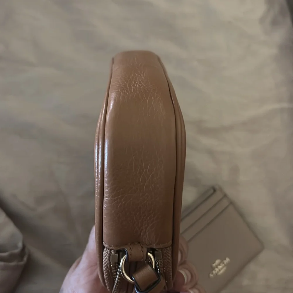 Coach Brown Leather Wristlet and Card Holder Set Bundle - Picture 3 of 13